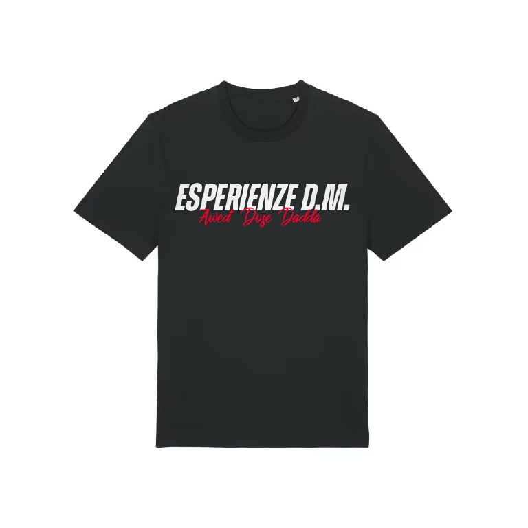 T-SHIRT "ESPERIENZE D.M." BLACK