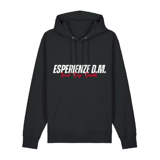 HOODIE "ESPERIENZE D.M." BLACK